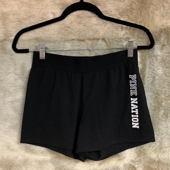 PINK Victoria's Secret Other - PINK black yoga shorts, size L